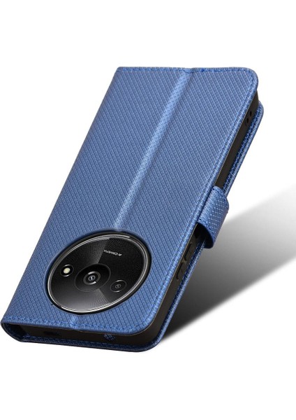 Xiaomi Poco C61 Kapak Manyetik Cüzdan Kart Tutucu Kickstand (Yurt Dışından)