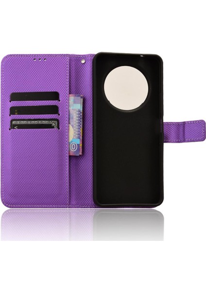Xiaomi Poco C61 Kapak Manyetik Cüzdan Kart Tutucu Kickstand (Yurt Dışından)