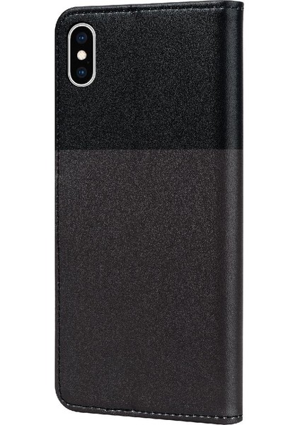 Iphone Xs Max Flip Kapak Darbeye Deri Kılıf Cüzdan Basit (Yurt Dışından)