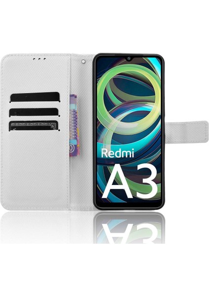 Xiaomi Poco C61 Kapak Manyetik Cüzdan Kart Tutucu Kickstand (Yurt Dışından)