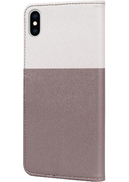 Iphone Xs Max Flip Kapak Darbeye Deri Kılıf Cüzdan Basit (Yurt Dışından)
