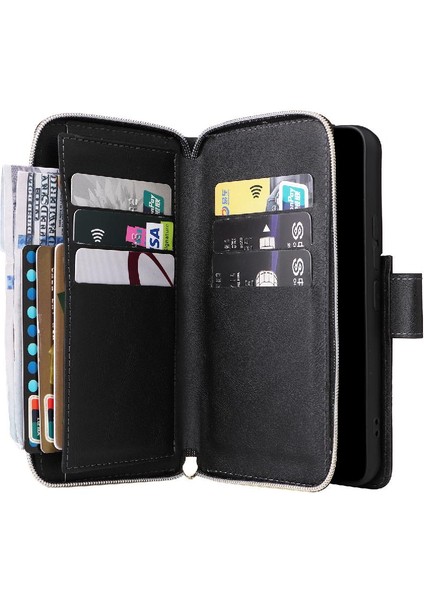 Samsung Galaxy S22 Cüzdan Durumda 9 Kart Yuvaları ile Kapak Çevirin (Yurt Dışından) fiyatları