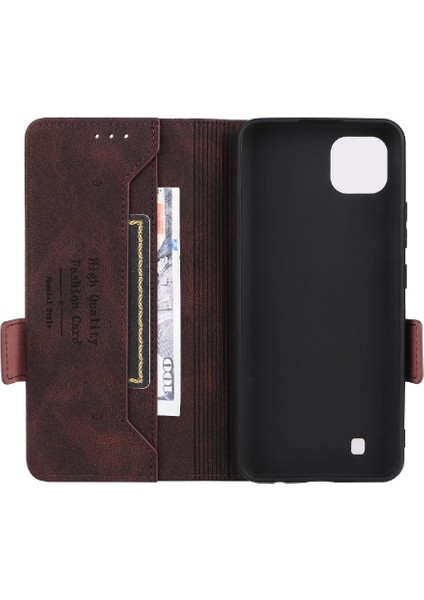 Oppo Realme C11 2021 Koruyucu Kapak Için Kılıf Deri Folio Flip Case (Yurt Dışından) fiyatları