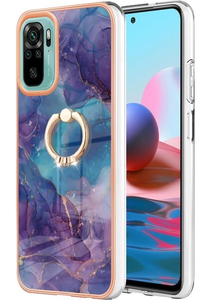 Xiaomi Redmi Not 10 4g Tampon Mermer Darbeye Tpu Silikon Kılıf (Yurt Dışından)