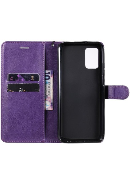 Samsung Galaxy A02S Iş Cüzdan Telefon Kılıfı Için Flip Case Klasik Katı (Yurt Dışından) fırsatları