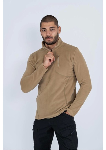 Yarım Fermuar Tactical Polar Combat Orjinal Bej - 903 fiyatları