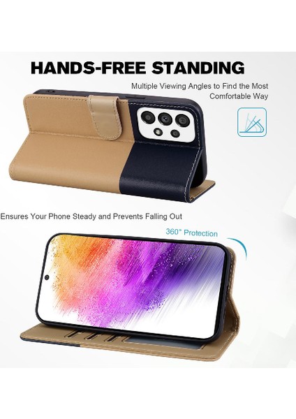 Samsung Galaxy A73 5g Darbeye Kapak Kapak Kılıf Cüzdan (Yurt Dışından)