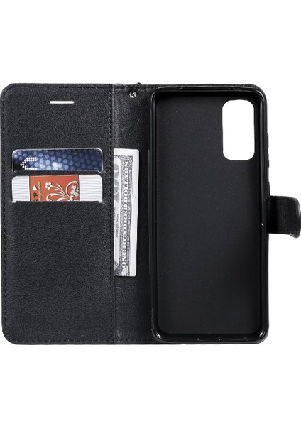 Kart Yuvası Cüzdan ile Samsung Galaxy S20 Klasik Düz Renk Için Flip Case (Yurt Dışından) indirimleri