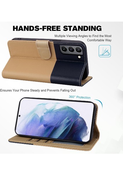 Samsung Galaxy S21 Artı Kapak Çevirin Kılıf Cüzdan Darbeye (Yurt Dışından)