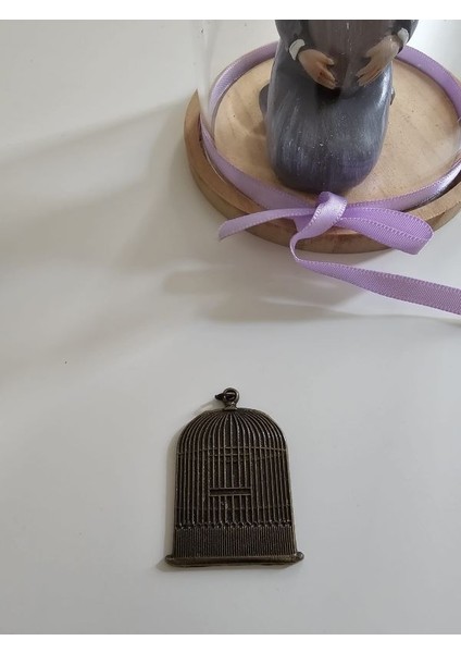 Kafes Figürlü Kolye Ucu