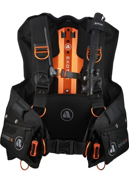 Exotec-S Siyah/turuncu Seviye Yeleği Bcd