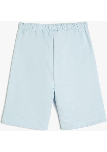 Şort Palmiye Baskılı Beli Bağlamalı fiyatları