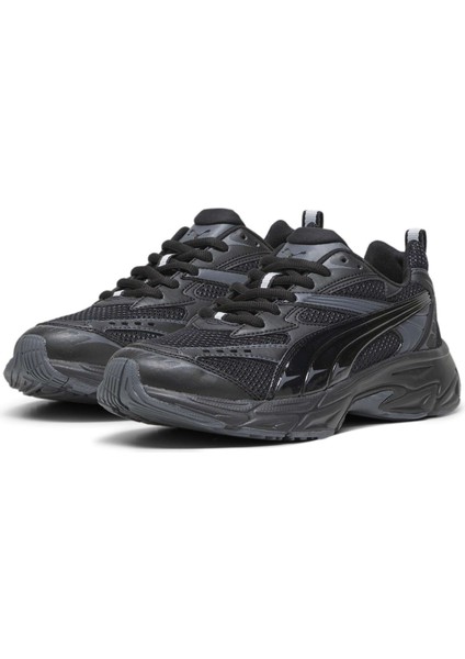 Erkek Puma Black-Strong Gray Puma Morphic Base Siyah Erkek Günlük Spor Ayakkabı