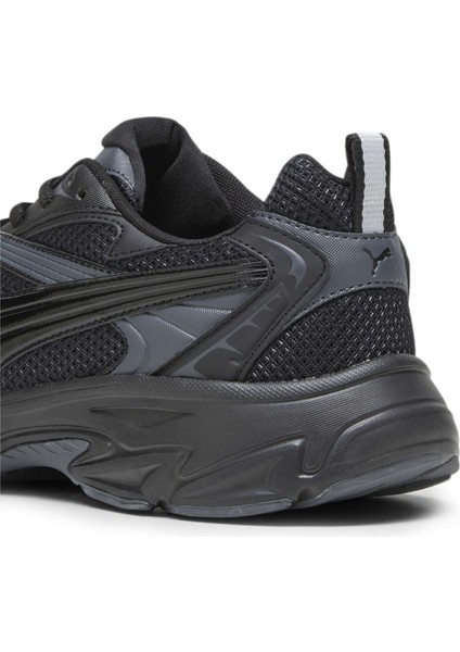 Erkek Puma Black-Strong Gray Puma Morphic Base Siyah Erkek Günlük Spor Ayakkabı