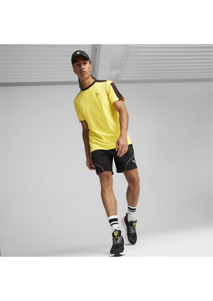 Erkek Puma Black Puma Ferrari Race Shorts Siyah Erkek Polo T-Shirt fiyatları