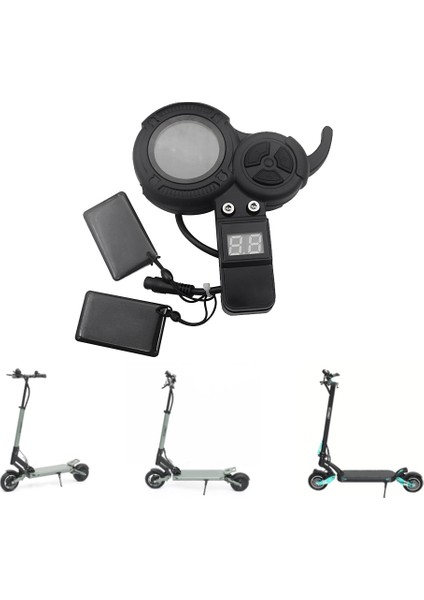 Elektrikli Scooter LCD Ekran 36V-60V Hızlandırıcı Gaz Kelebeği Nfc Kartı Vsett 8 8+ 9 9+ Sıfır 8 9 10 8x 10X Z8 Pro (Yurt Dışından)