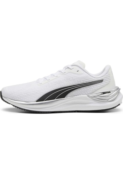 Erkek Puma White-Puma Black-Puma Silver Puma Electrify Nitro 3 Beyaz Erkek Yürüyüş ve Koşu Ayakkabısı