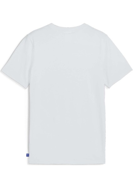 Erkek Silver Mist Puma x Playstatıon Graphic Tee Açık Gri Erkek T-Shirt