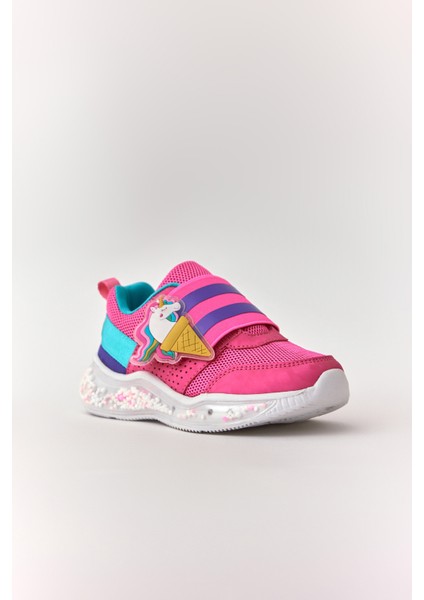 Dudino Kids Footwear Pembe Erkek Bowie Baloncuk Toplu Işıklı Çocuk Sneaker