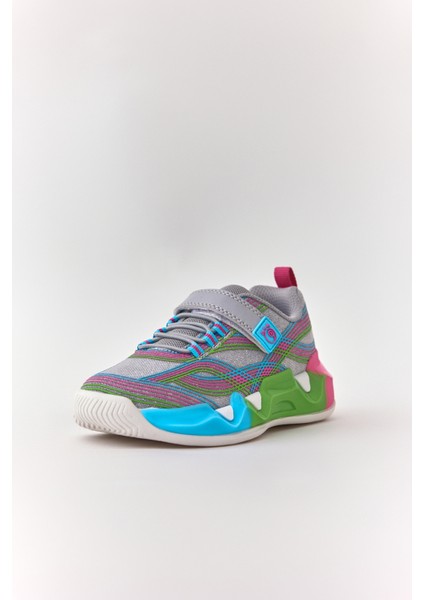 Pembe Kız Ribbon Renkli Tabanlı Cırt Cırtlı Çocuk Sneaker fiyatları