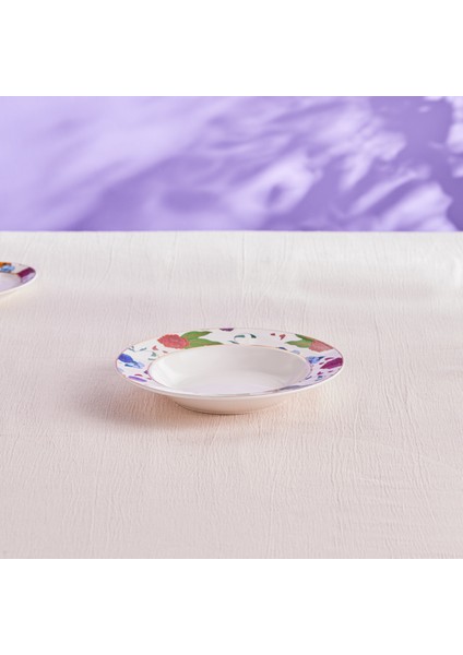 Frida Çukur Tabak Beyaz 22 cm