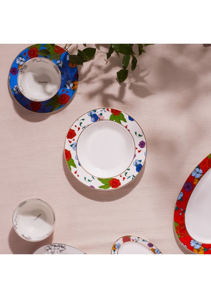 Frida Çukur Tabak Beyaz 22 cm modelleri