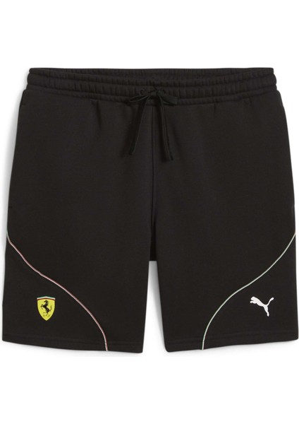 Erkek Puma Black Puma Ferrari Race Shorts Siyah Erkek Polo T-Shirt modelleri