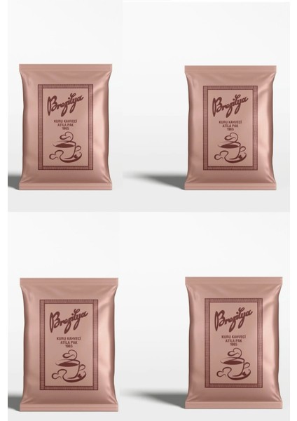 Brezilya Kuru Kahveci Atila Pak Orta Kavrulmuş Meşhur Denizli Türk Kahvesi 100 Gram 4'lü Set (100GRX4)