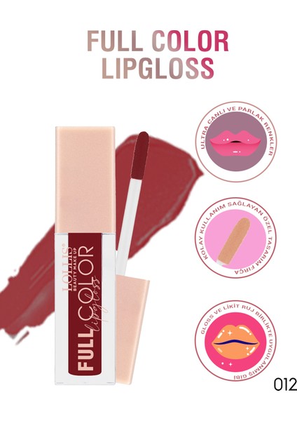 Full Color Lipgloss 012