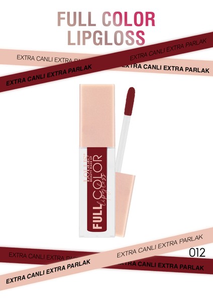 Full Color Lipgloss 012 modelleri