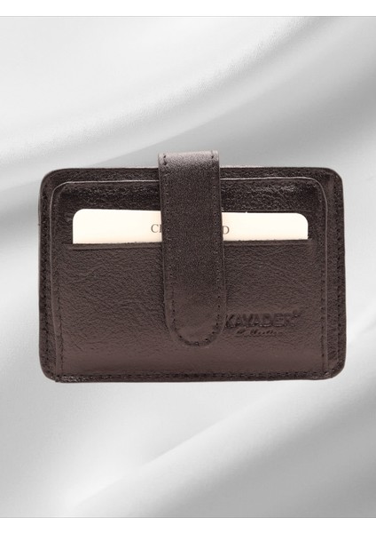 Deri Minimalist Kartlık Siyah Süper Slim Cüzdan, Kartvizitlik CSR3010091