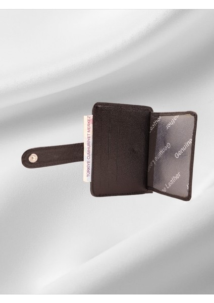 Deri Minimalist Kartlık Siyah Süper Slim Cüzdan, Kartvizitlik CSR3010091