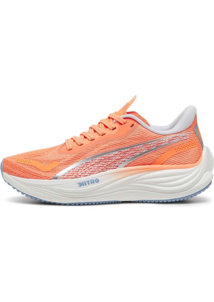 Kadın Neon Citrus-Puma Silver-Silver Mist Puma Velocity Nitro 3 Wns Turuncu Kadın Yürüyüş ve Koşu Ayakkabısı