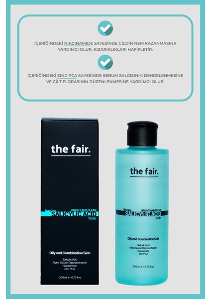 the fair. Bright And Clear Salisilik Asit Tonik 200 ml