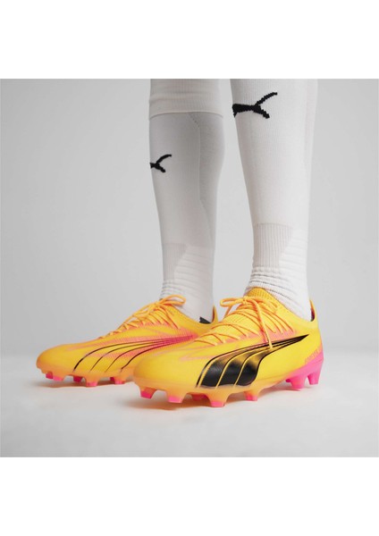 Erkek Sun Stream-Puma Black-Sunset Glow Puma Ultra Ultımate Fg/ag Turuncu Erkek Krampon fırsatları