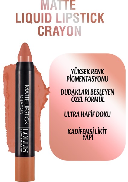 Matte Lipstick Crayon 05 / Mat Kalem Ruj Crayon 05 modelleri
