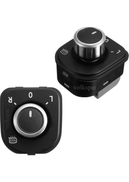 Golf 5 2004-2008 Model Arası Uyumlu (Kromlu) Ayna Ayar Düğmesi