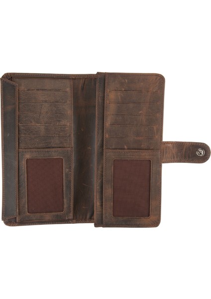 Deri Patlı Portföy Crazy Unısex Cüzdan Esk. Kahve BC490-10 modelleri