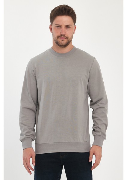 Erkek Bisiklet Yaka Uzun Kol Sweat T-Shirt 002906