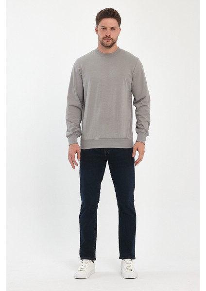 Erkek Bisiklet Yaka Uzun Kol Sweat T-Shirt 002906 fiyatları