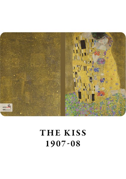 A4 Defter 7 Gustav Klimt The Kiss, 190708 Çizgisiz 64 Sayfa 21X29,7 cm
