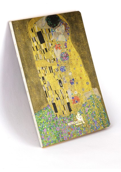 Vintage Serisi 6 - Gustav Klimt - The Kiss, 1907-08 - Çizgisiz - 96 Sayfa - 14,8X21CM