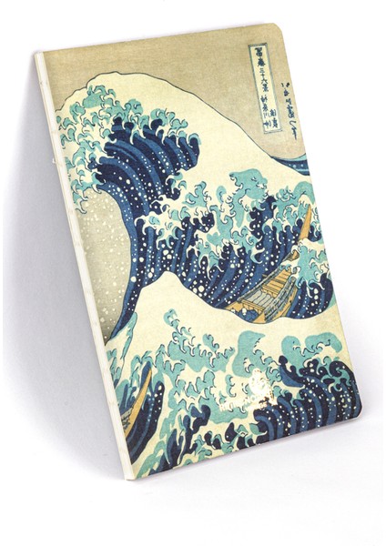 Vintage Serisi 3 - Hokusai - The Great Wave Off Kanagawa, 1829-32 - Çizgisiz - 96 Sayfa - 14,8X21CM