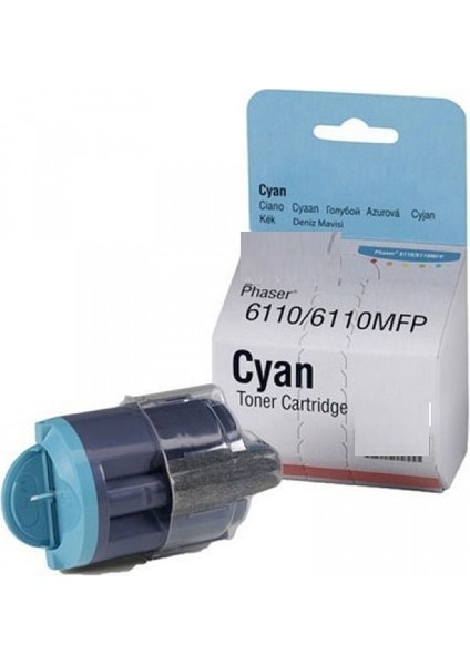 Tonersepeti Xerox Phaser 6110 Mavi Muadil Toner