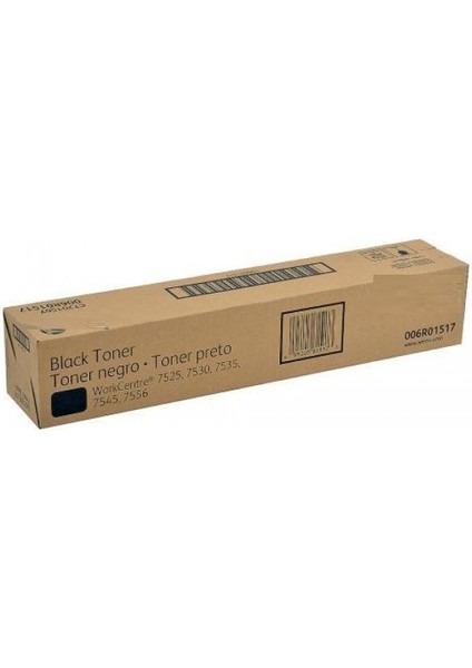 Tonersepeti Xerox Workcentre 7525-006R01513 Siyah Muadil Fotokopi Toner