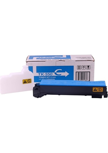 Tonersepeti Kyocera Mita TK-550 Mavi Muadil Toner