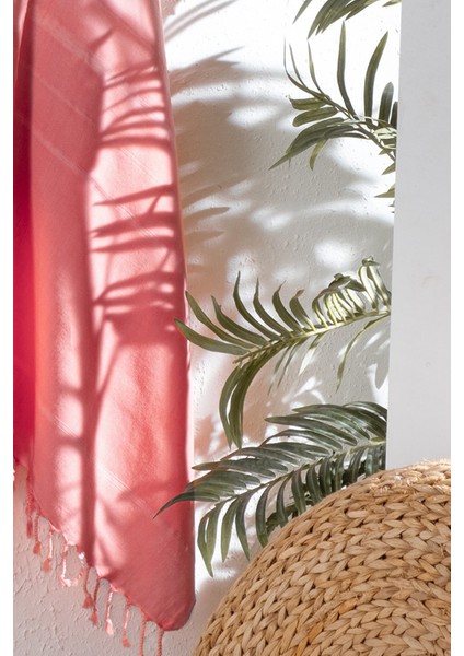 Lemaris Pembe Pamuk Plaj Havlusu 80*160 cm fiyatları