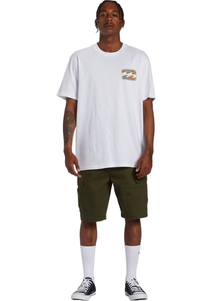 Crayon Wave Erkek Beyaz T-Shirt ABYZT02255-10 indirimleri