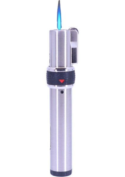 Çift Fonksiyonlu (Tek Torch Jet Alev - Soft Flame) Çakmak - Krom fiyatları