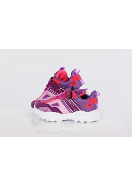 Kids Kız Çocuk Rahat Taban Çırtlı Kolay Giyilir Renkli Günlük Yürüyüş ve Spor Ayakkabısı ALM600-K-VF fiyatları